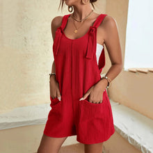 Load image into Gallery viewer, Loose Solid Sleeveless Jumpsuit
