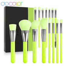 Load image into Gallery viewer, Docolor Neon Makeup Brushes 10/15pcs Sets
