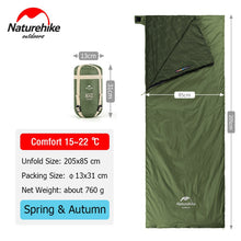 Load image into Gallery viewer, Ultralight Waterproof Backpacking/Hiking/Camping Cotton Sleeping Bag
