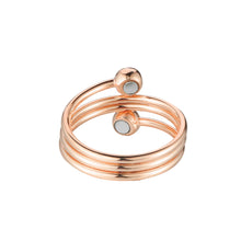 Load image into Gallery viewer, Adjustable Copper Magnetic Health/Energy Ring for women
