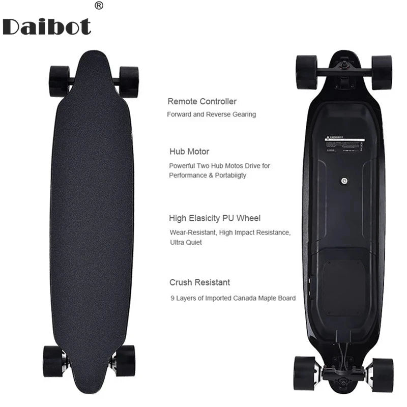 Longboard Electric Skateboard w/remote