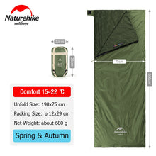 Load image into Gallery viewer, Ultralight Waterproof Backpacking/Hiking/Camping Cotton Sleeping Bag
