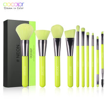 Load image into Gallery viewer, Docolor Neon Makeup Brushes 10/15pcs Sets
