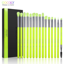 Load image into Gallery viewer, Docolor Neon Makeup Brushes 10/15pcs Sets
