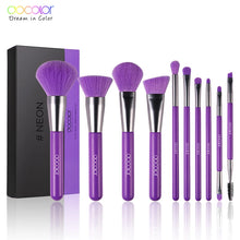 Load image into Gallery viewer, Docolor Neon Makeup Brushes 10/15pcs Sets
