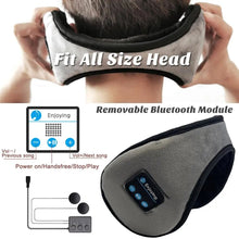 Load image into Gallery viewer, Bluetooth 5.0 Headphone Earmuffs with Foldable Music Earmuff &amp; Built-in Speaker
