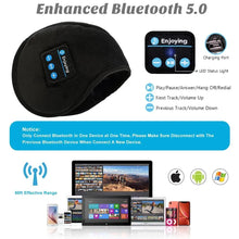 Load image into Gallery viewer, Bluetooth 5.0 Headphone Earmuffs with Foldable Music Earmuff &amp; Built-in Speaker
