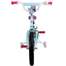 Load image into Gallery viewer, 14 Inch Kids Paris Pink and Blue Bicycle with V break and Training Wheels
