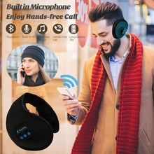 Load image into Gallery viewer, Bluetooth 5.0 Headphone Earmuffs with Foldable Music Earmuff &amp; Built-in Speaker
