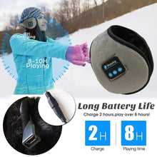 Load image into Gallery viewer, Bluetooth 5.0 Headphone Earmuffs with Foldable Music Earmuff &amp; Built-in Speaker
