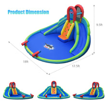 Load image into Gallery viewer, Inflatable Bounce House, Water Splash Pool, Dual Slides, Climbing Wall
