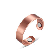 Load image into Gallery viewer, Adjustable Health Energy Magnetic Copper Ring (unisex)
