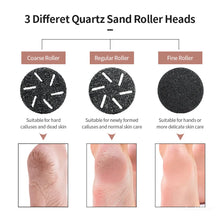 Load image into Gallery viewer, Rechargeable Pedicure Scrubber with 3 Heads
