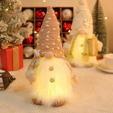 Load image into Gallery viewer, Christmas Sequin Gnome with LED Light
