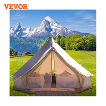 Load image into Gallery viewer, 4-12 Person Camping Tent, Waterproof Cotton Canvas
