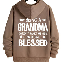 Load image into Gallery viewer, Grandma Drawstring Loose Hoodie
