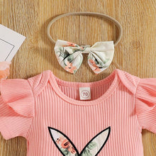 Load image into Gallery viewer, Baby Rabbit Romper, Shorts and Headband
