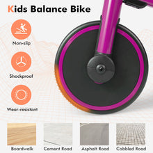 Load image into Gallery viewer, Babyjoy 4-in-1 Foldable Tricycle/Balance Bike with Parent Push Handle
