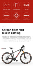 Load image into Gallery viewer, Lightweight T700 Carbon Fiber 27 Speed Mountain Bike
