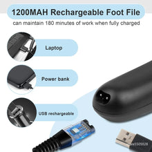 Load image into Gallery viewer, Professional Rechargeable Foot File Callus Remover
