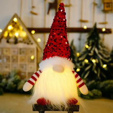 Load image into Gallery viewer, Christmas Gnome with LED Light
