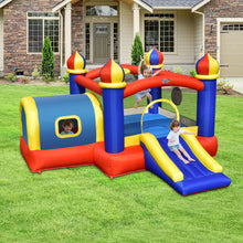 Load image into Gallery viewer, Inflatable Kids Bounce House w/ Slide Jumping Playhouse Castle with 550W Blower
