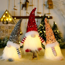 Load image into Gallery viewer, Christmas Gnome with LED Light
