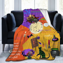 Load image into Gallery viewer, Hocus Pocus Throw Blanket
