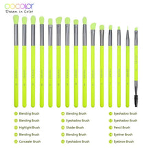 Load image into Gallery viewer, Docolor Neon Makeup Brushes 10/15pcs Sets
