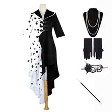 Load image into Gallery viewer, Evil Madame Cruella DeVille Cosplay Costume (Adult &amp; Child)
