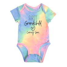 Load image into Gallery viewer, First Grandchild Coming Soon Announcement Bodysuits
