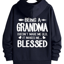 Load image into Gallery viewer, Grandma Drawstring Loose Hoodie
