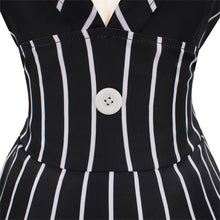 Load image into Gallery viewer, Jack Skellington Black Stripe Dress Cosplay
