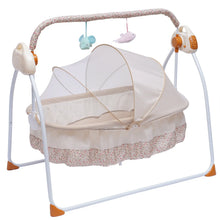 Load image into Gallery viewer, Electric Baby Cradle Automatic Rocking Bassinet
