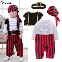 Load image into Gallery viewer, 4 Pcs Pirate/Captain Cosplay Costume
