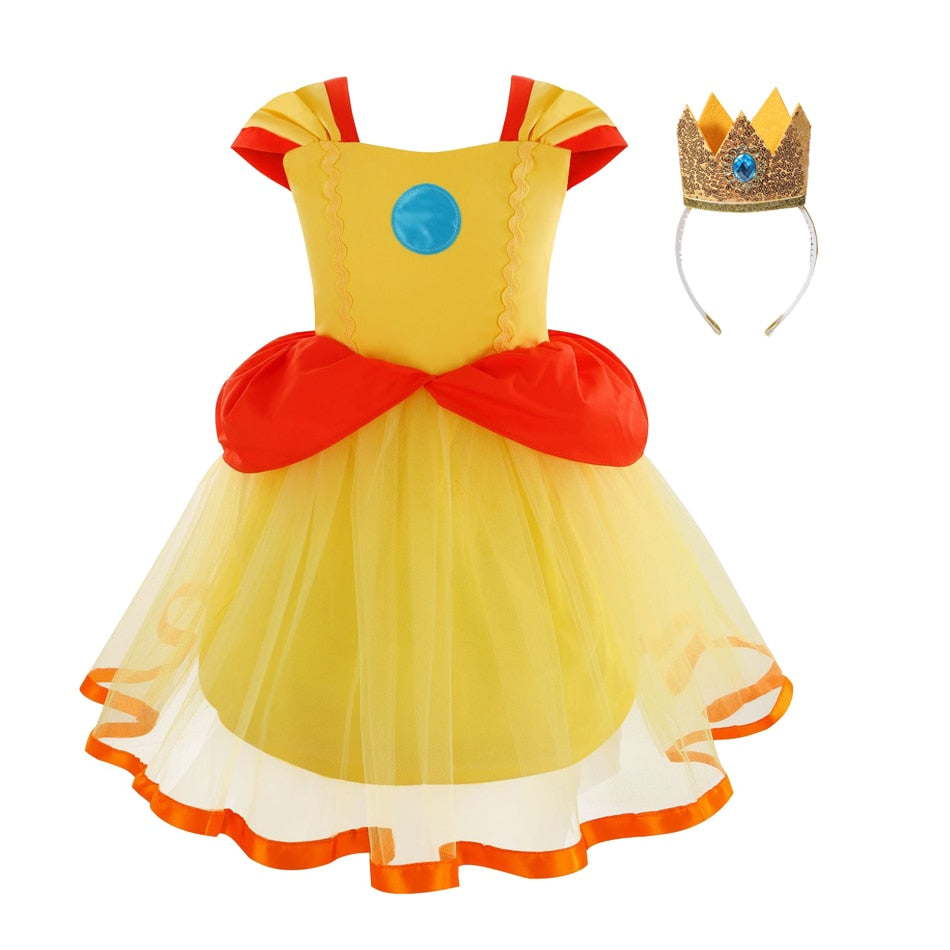 Princess Peach Fancy Cosplay Costumes