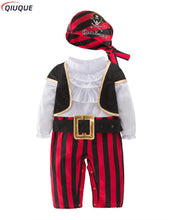 Load image into Gallery viewer, 4 Pcs Pirate/Captain Cosplay Costume
