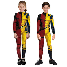 Load image into Gallery viewer, Deadpool 3 Wolverine Cosplay Costume Boys/Girls Jumpsuit
