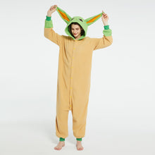 Load image into Gallery viewer, The Mandalorian Yoda Baby Grogu Pajamas
