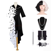 Load image into Gallery viewer, Evil Madame Cruella DeVille Cosplay Costume (Adult &amp; Child)
