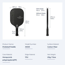 Load image into Gallery viewer, Carbon Fiber Pickleball Paddle Set
