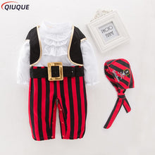 Load image into Gallery viewer, 4 Pcs Pirate/Captain Cosplay Costume
