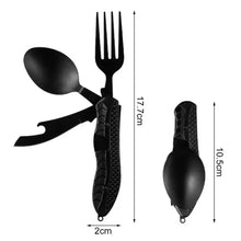 Load image into Gallery viewer, Stainless Steel  3 in 1 Travel Utensil
