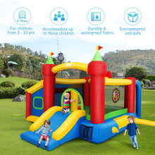 Load image into Gallery viewer, Inflatable Bounce House with Slide, Ball Pit and 480W Blower
