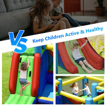 Load image into Gallery viewer, Inflatable Bounce House 8-in-1 Kids Inflatable Bouncer with Slide (Without Blower)
