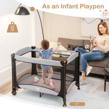 Load image into Gallery viewer, 5 in 1 Portable Baby Nursery Center w/Cradle &amp; Storage Basket
