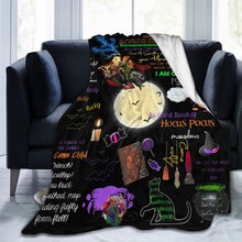 Load image into Gallery viewer, Hocus Pocus Throw Blanket
