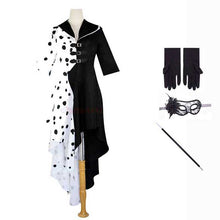 Load image into Gallery viewer, Evil Madame Cruella DeVille Cosplay Costume (Adult &amp; Child)
