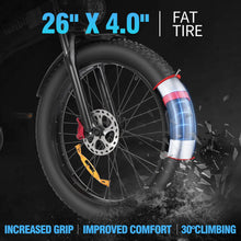 Load image into Gallery viewer, Foldable E-bike 26 inch 1500W/48V/20mAh
