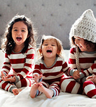 Load image into Gallery viewer, 2023 Winter Family Christmas Striped Print Pajamas Set
